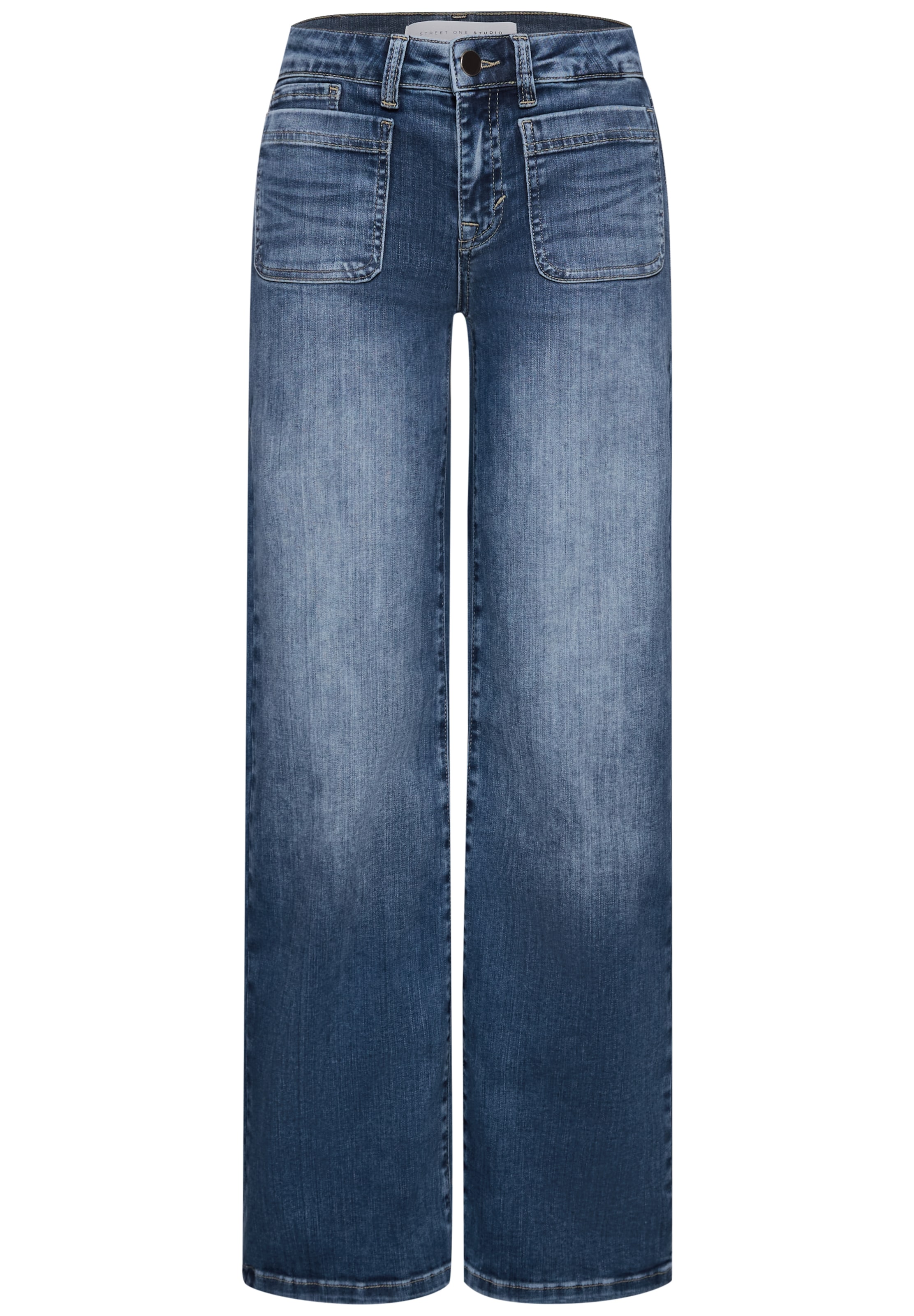 Street One Studio Loose fit Jeans in Blue: front
