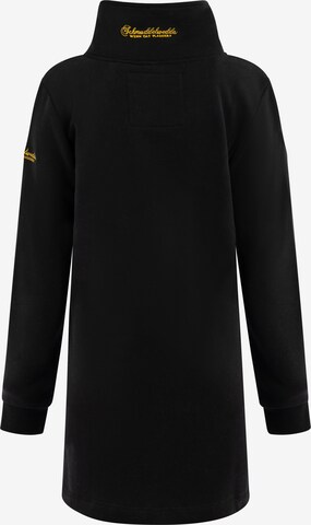 Schmuddelwedda Zip-Up Hoodie 'Yasanna' in Black: front