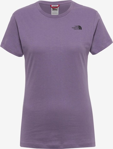 THE NORTH FACE T- Shirt 'Simple Dome' in Lila: predná strana