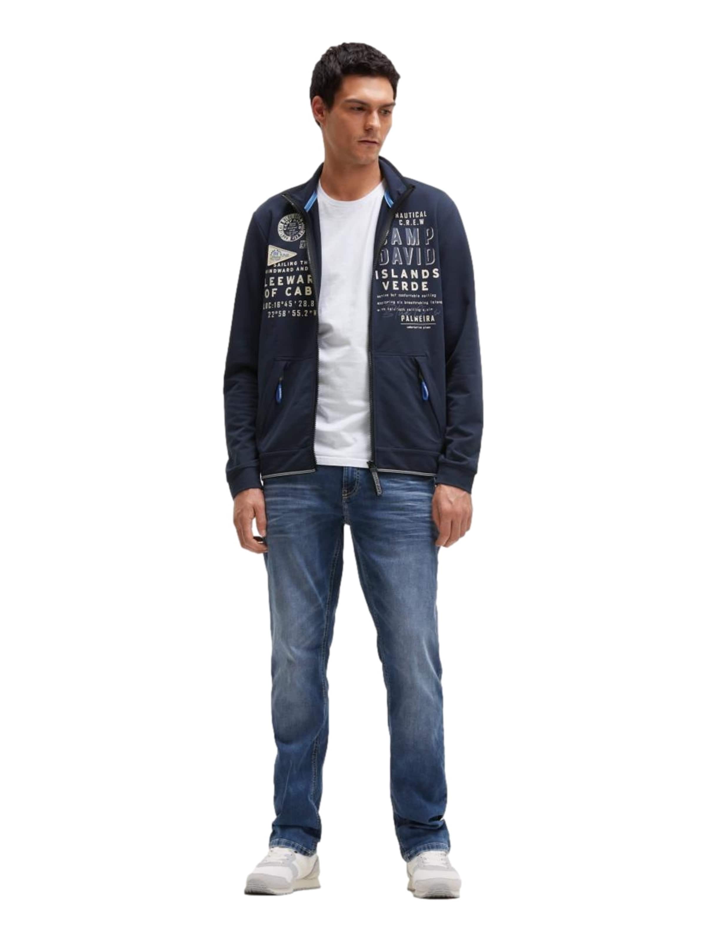 CAMP DAVID Кофта на молнии в Синий