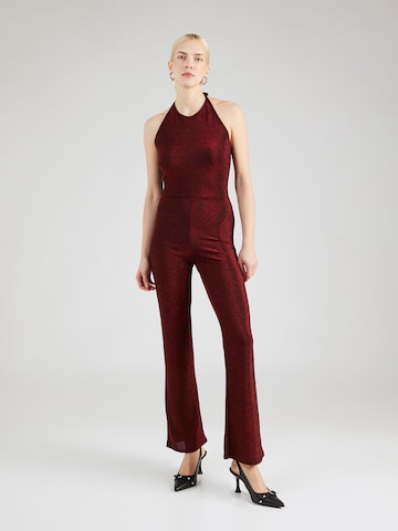 WAL G. - Jumpsuit 'SOLAR' en rojo: frente