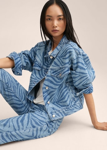 MANGO Between-Season Jacket 'Trueno' in Blue