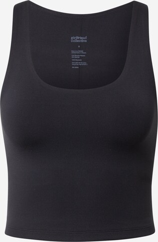 Girlfriend Collective Sporttop 'LUXE' in Schwarz: predná strana