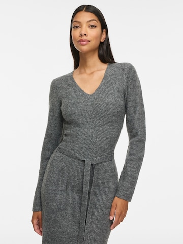 VILA - Vestido de malha 'VIGRY' em cinzento