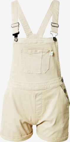 Urban Classics Regular Tuinbroek jeans in Beige: voorkant