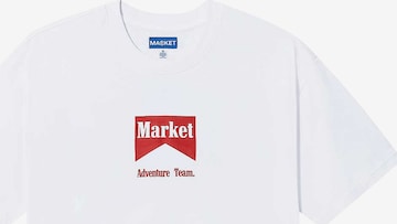 MARKET Funkčné tričko 'Adventure Team' - Biela: predná strana