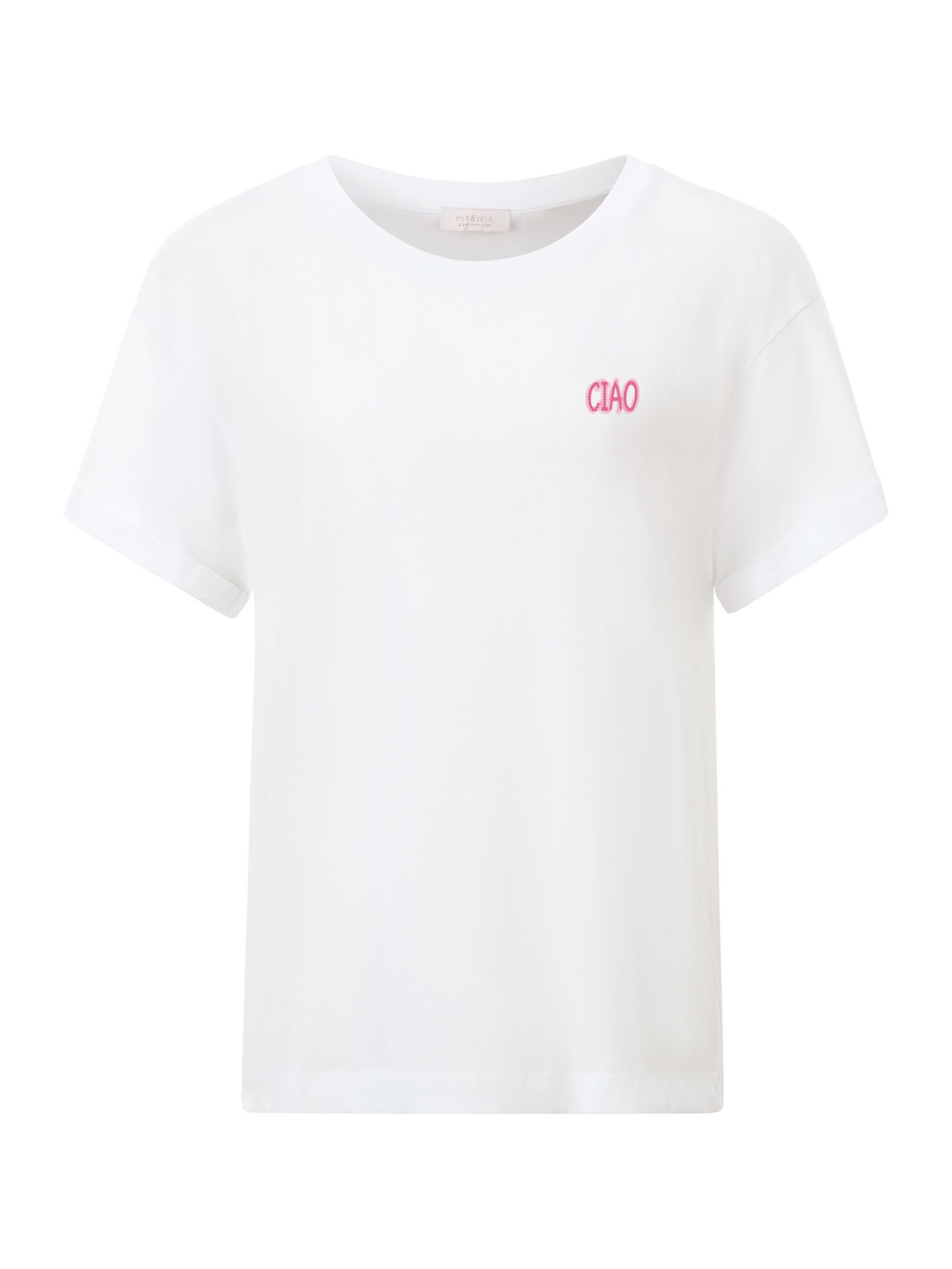 T-shirt Rich & Royal en blanc : devant