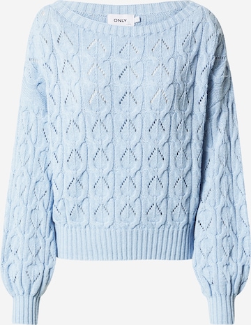 ONLY Sweter 'Brynn' w kolorze niebieski: przód