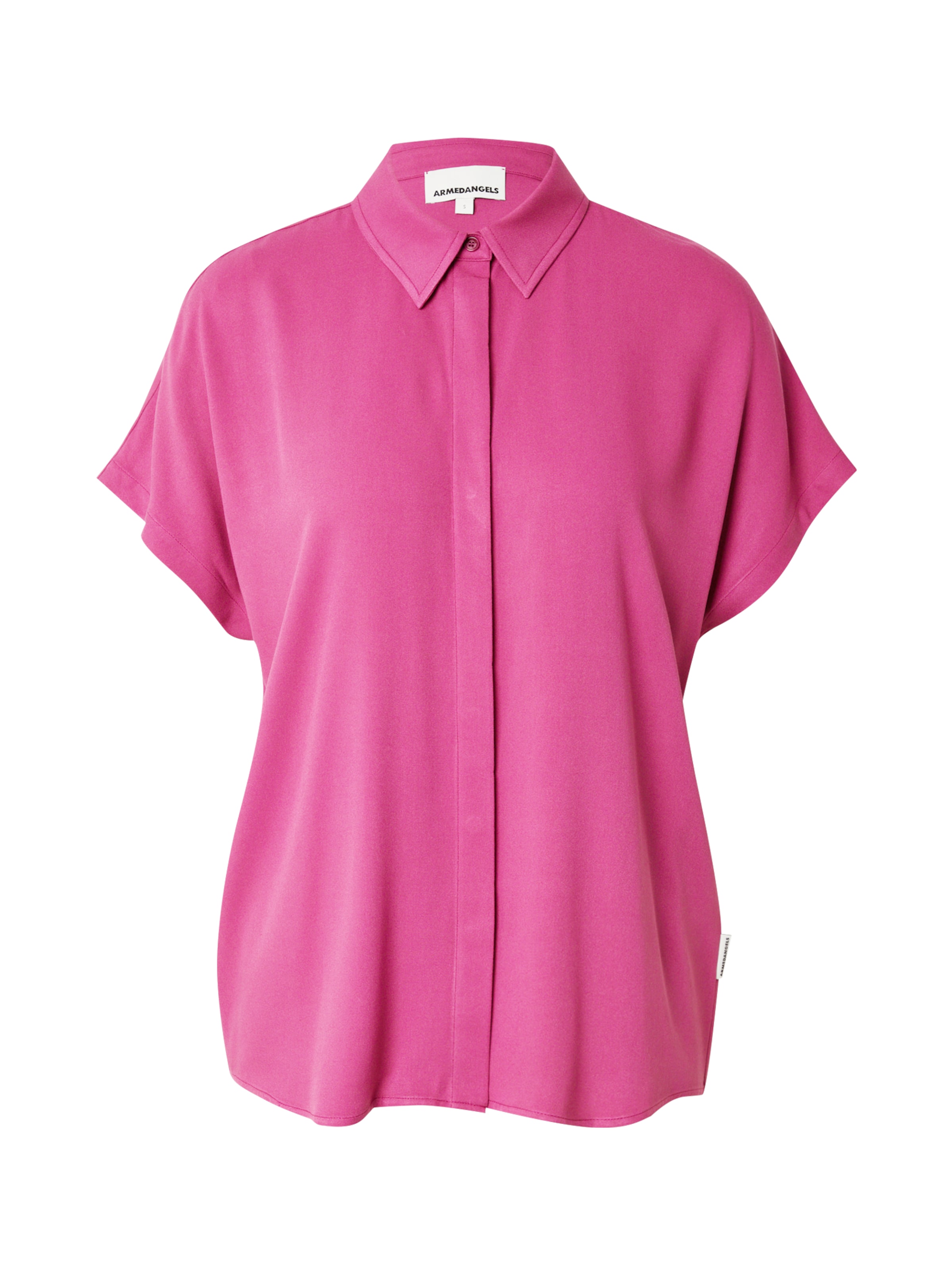 ARMEDANGELS Bluse aus LENZING™ ECOVERO™ Viskose in Pink: Vorderseite