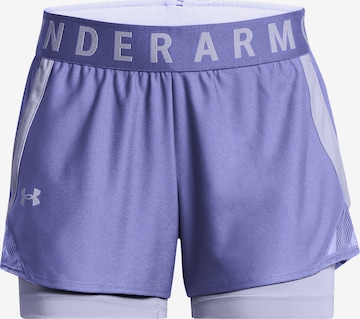 UNDER ARMOUR Regular Sportbroek 'Play Up' in Lila: voorkant