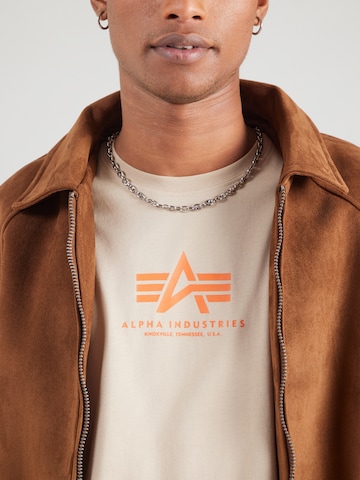 ALPHA INDUSTRIES Shirt in Beige