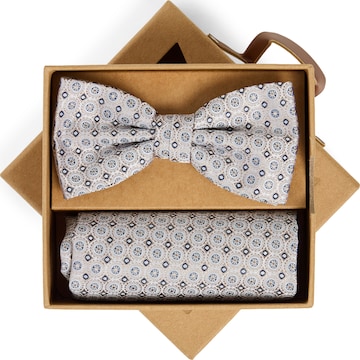 Nœud papillon Finshley & Harding London en beige : devant