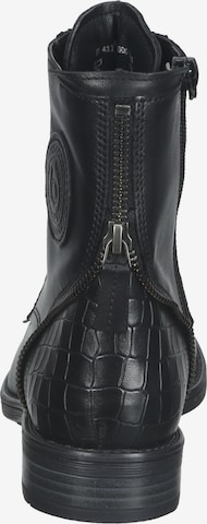 bugatti Lace-Up Ankle Boots in Black