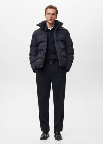 MANGO MAN Winterjacke 'Alonso' in Blau