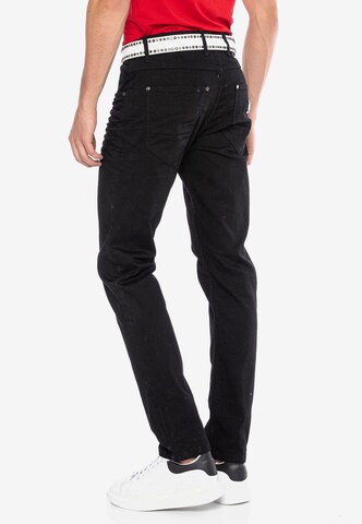 CIPO & BAXX Regular Jeans 'CD675' in Black
