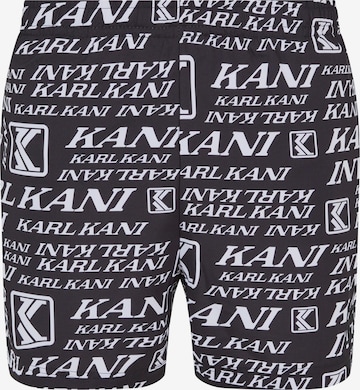 Pantaloncini da bagno di Karl Kani in nero: frontale