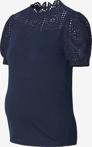 Esprit Maternity Shirt in Blue: front