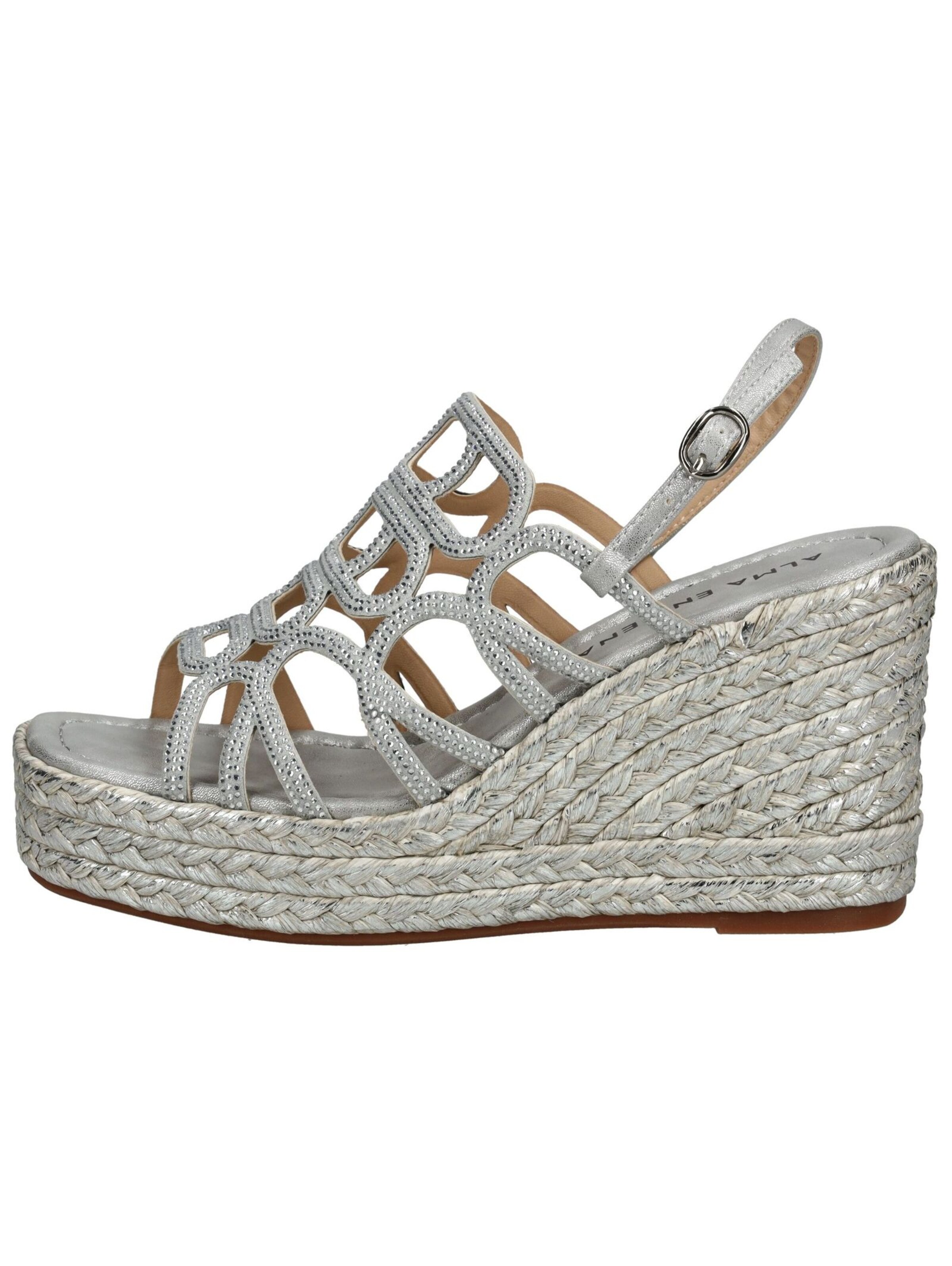 Alma En Pena Sandal in Silver