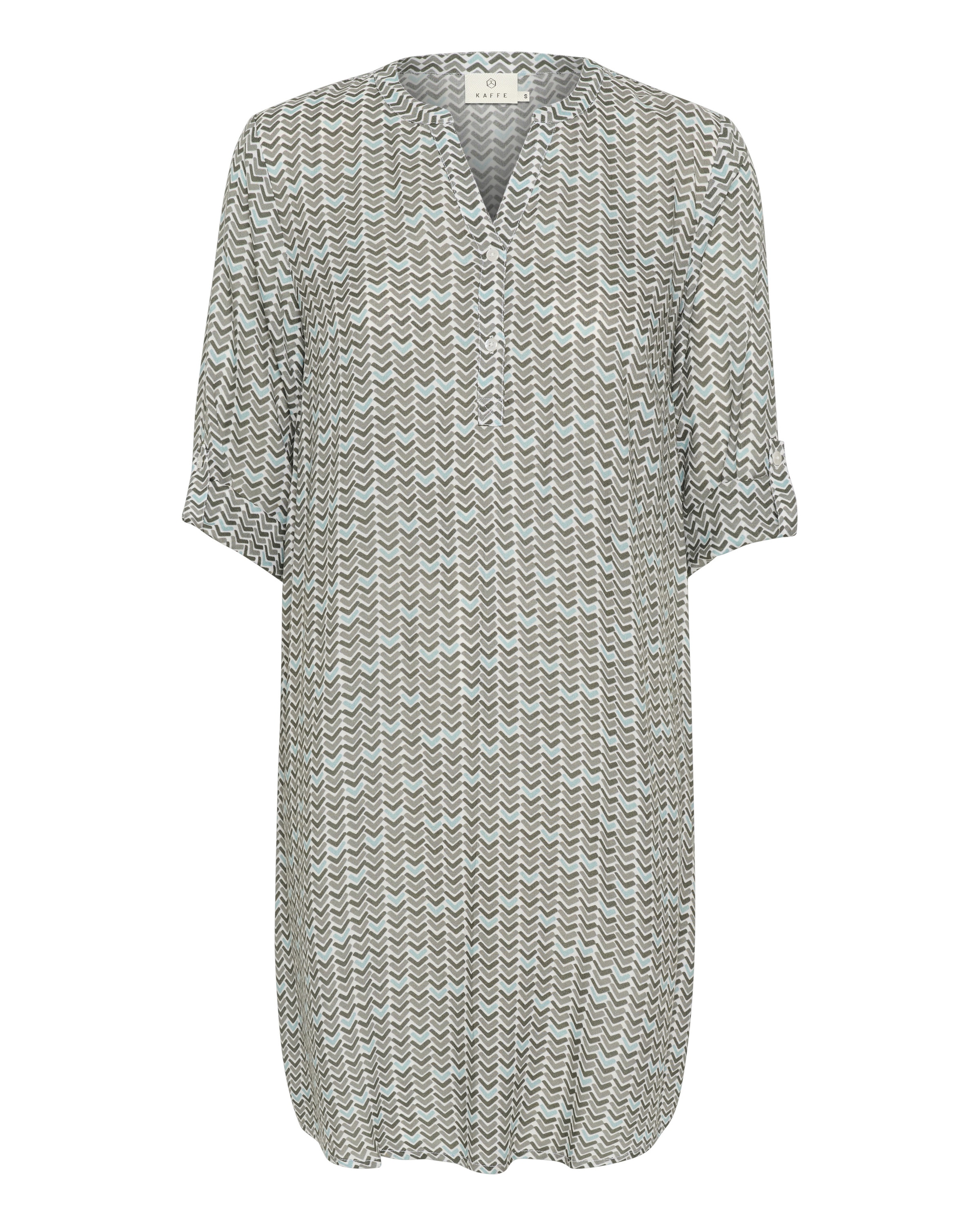 Kaffe Tunic 'mette' in Green: front