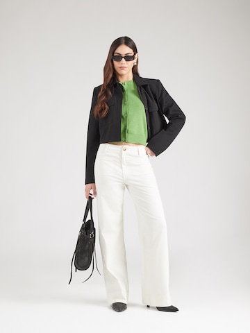 MOS MOSH Wide leg Pants 'Tenna' in Beige