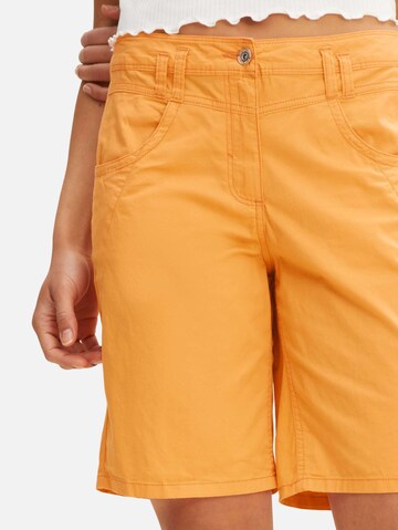 TOM TAILOR - regular Pantalón chino en naranja