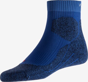 FALKE Athletic Socks 'Trail' in Blue: front