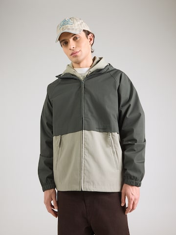 Iriedaily Between-season jacket 'Segeltoern' in Green: front