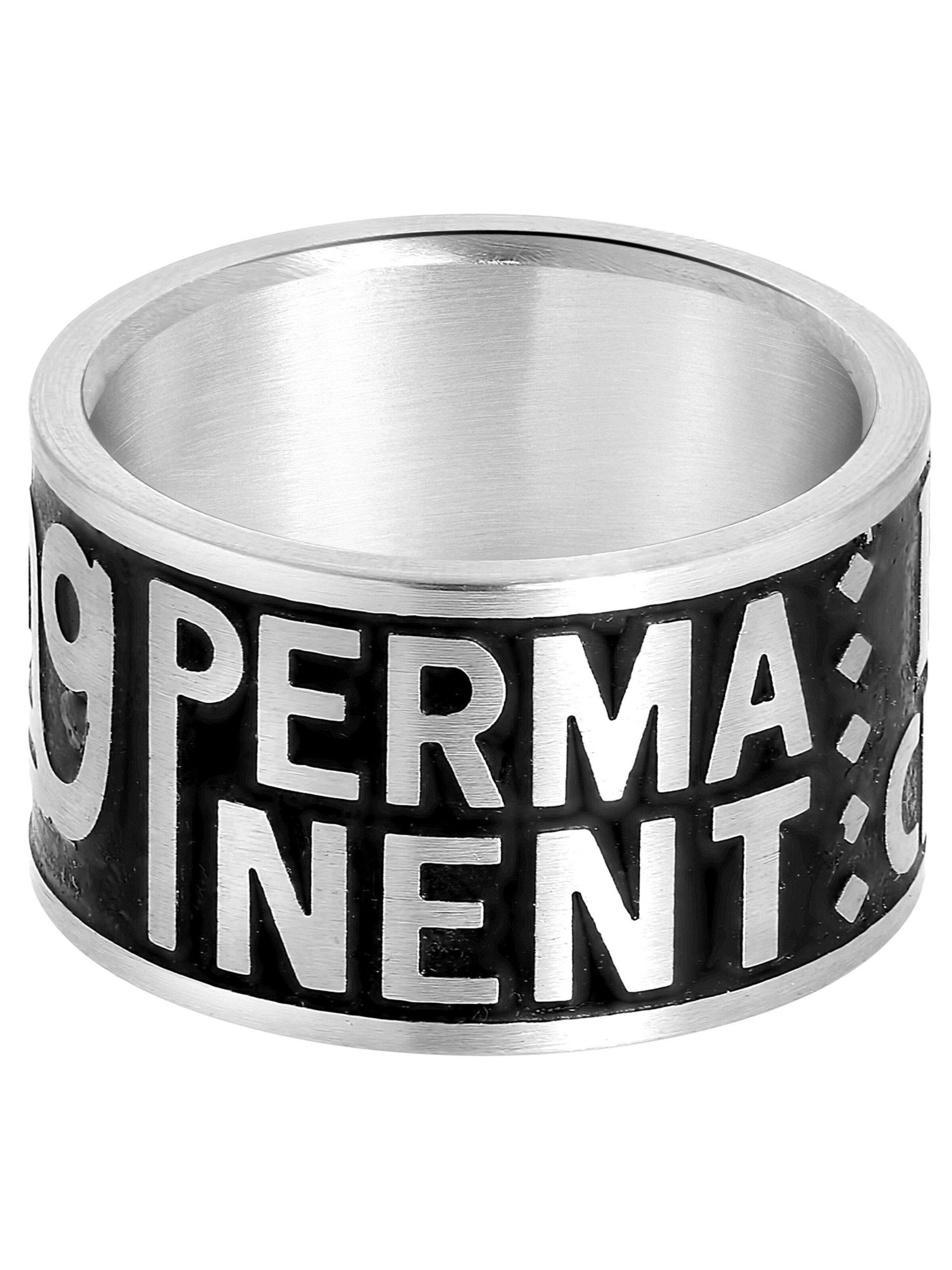 Lucardi Ring in Schwarz