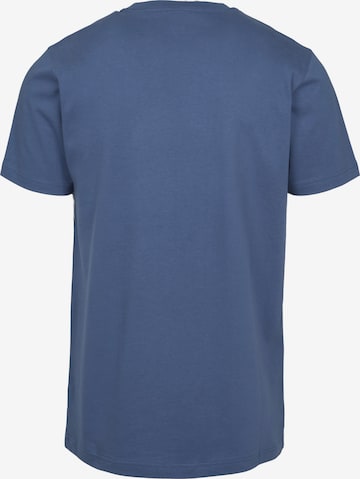 Urban Classics Regular Fit T-Shirt 'Inka' in Blau