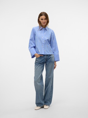 Chemisier 'VMLEILA' VERO MODA en bleu
