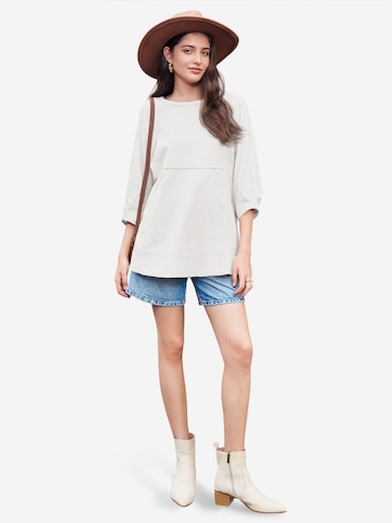 Imily Bela - Blusa en blanco