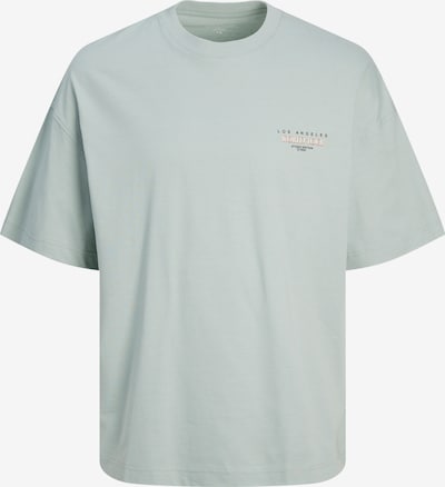 JACK & JONES T-shirt 'BORA' i mint / aprikos / svart / vit, Produktvy
