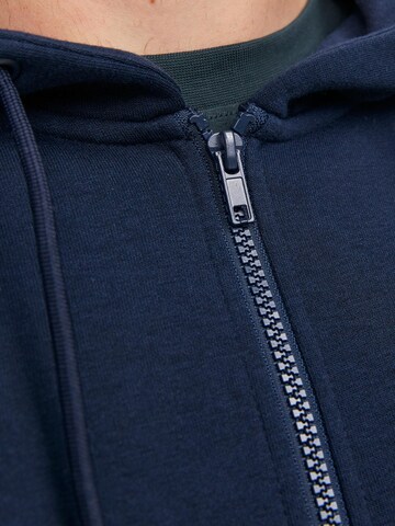 Jack & Jones Plus - Sudadera con cremallera 'Bradley' en azul