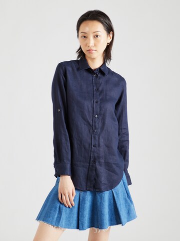 Lauren Ralph Lauren Blouse in Blauw: voorkant