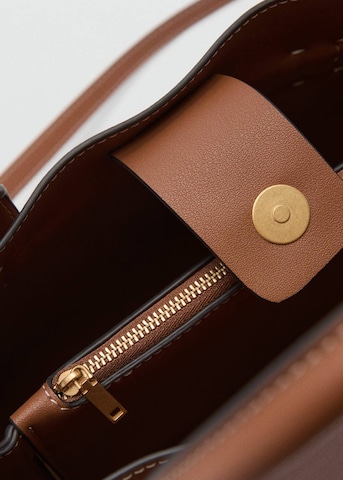 MANGO Handbag 'Harvey' in Brown