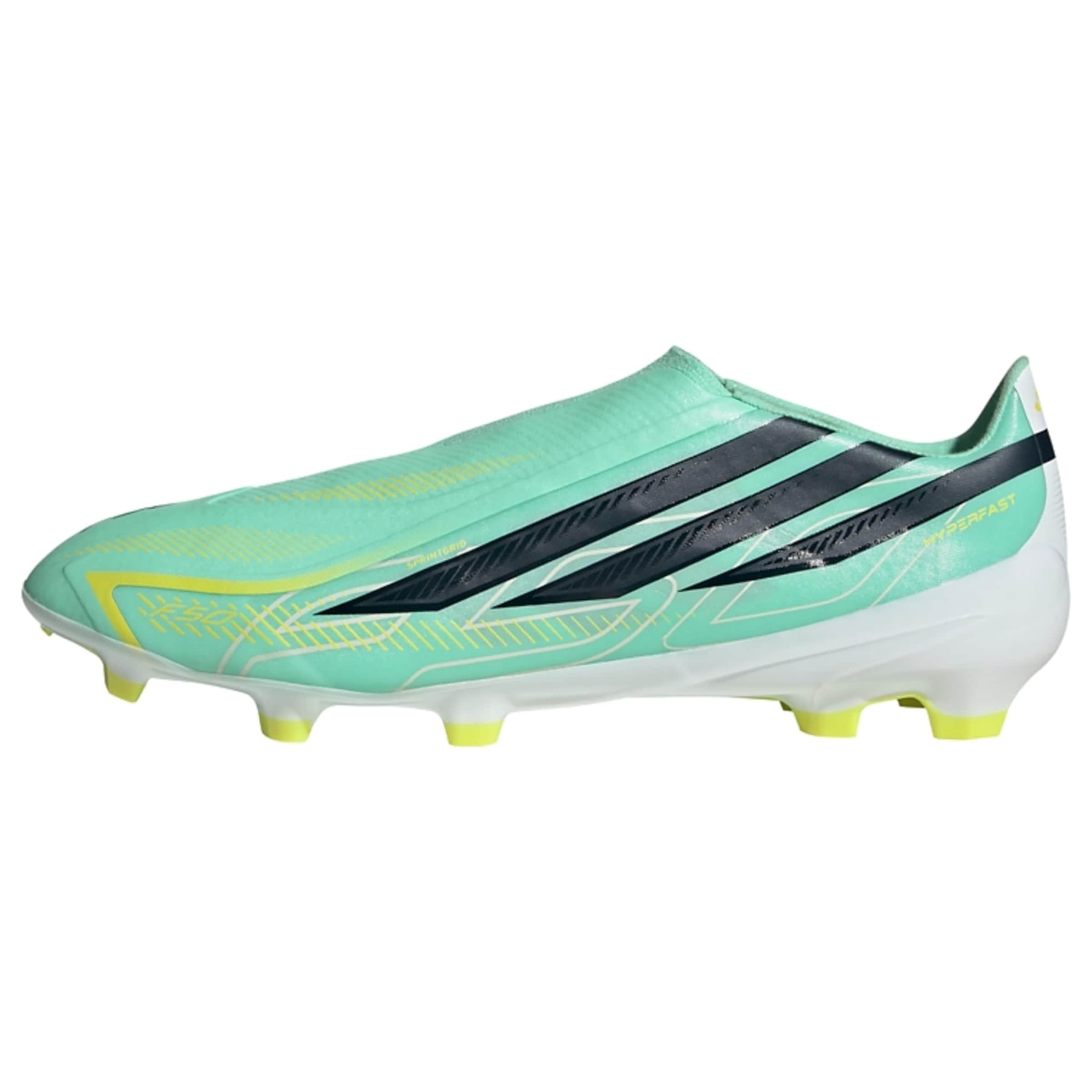ADIDAS PERFORMANCE Voetbalschoen 'F50 Hyperfast League' in Groen: voorkant