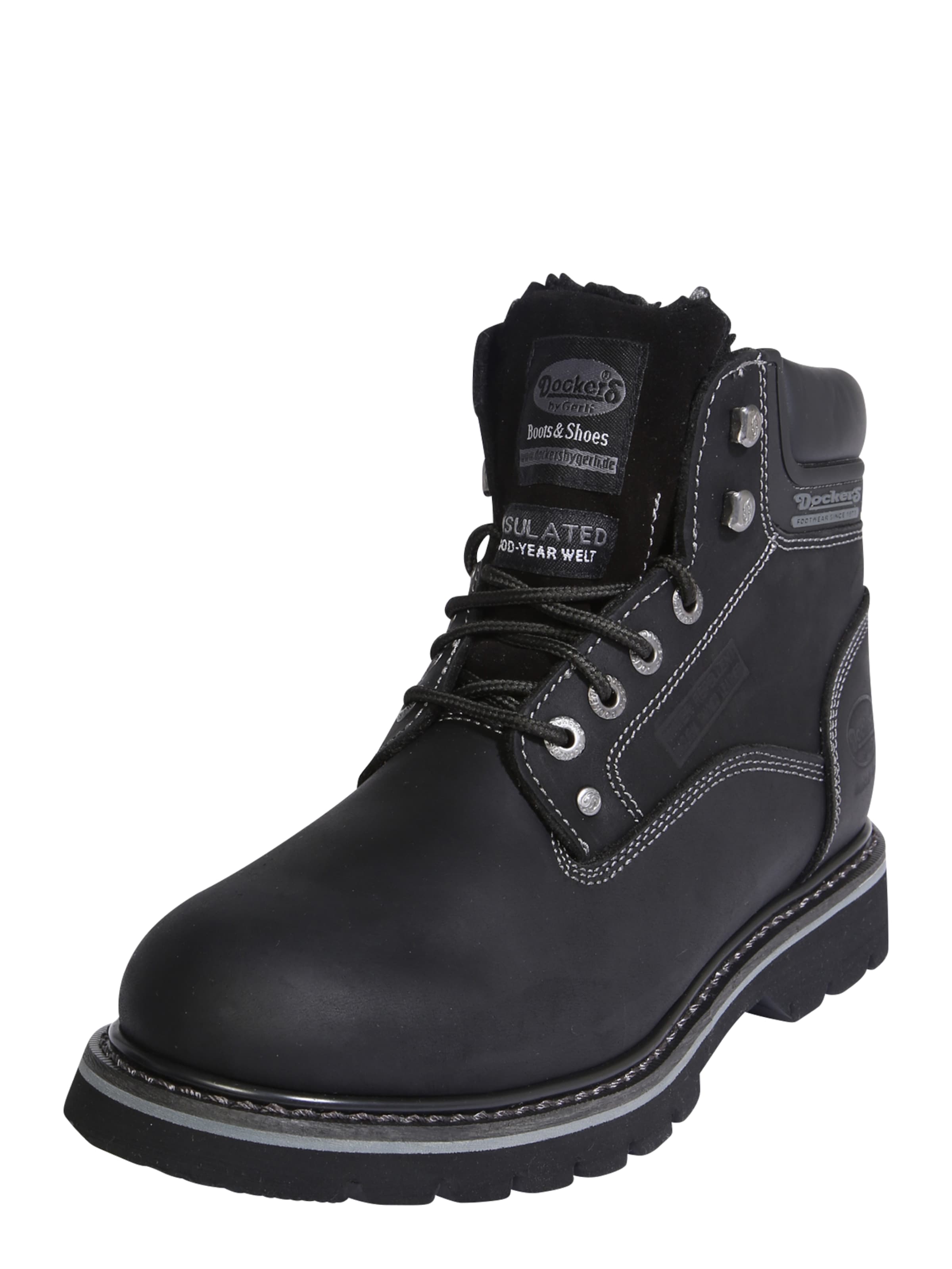 Dockers by Gerli Lace-Up Boots '23DA104' in Black: front