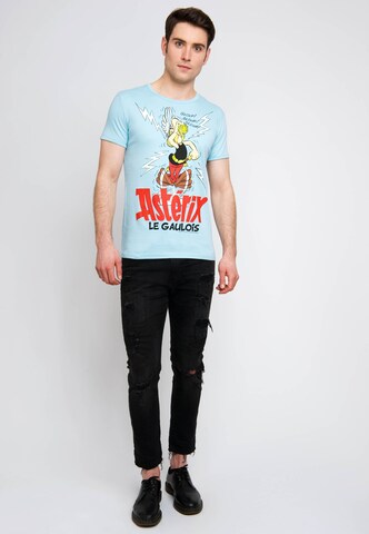 LOGOSHIRT T-Shirt Asterix Magic Poison in Blau