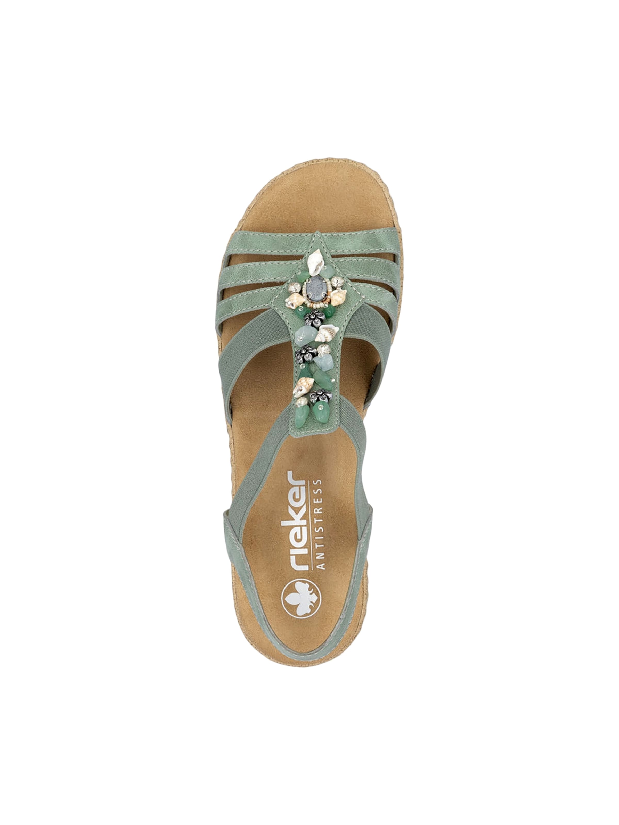 Sandales Rieker en vert