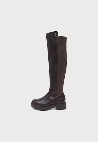 STEVE MADDEN Kozaki 'Axel' w kolorze brązowy: przód