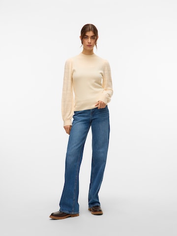 VERO MODA Tröja 'VMNEWLIMONE' i beige