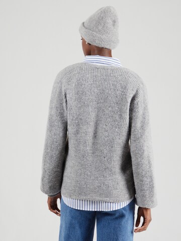SISTERS POINT Knit Cardigan 'LUI-V.CA' in Grey