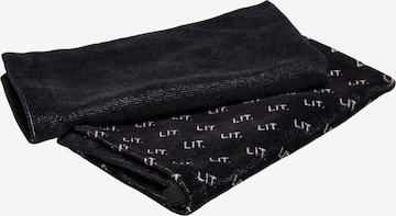 Serviette 'Lit' Mister Tee en noir : devant