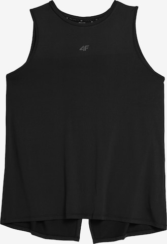 4F Performance Shirt in Black: front