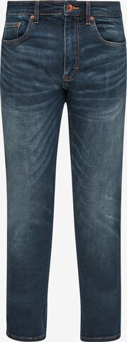 Regular Jeans 'PETE' de la QS pe albastru: față