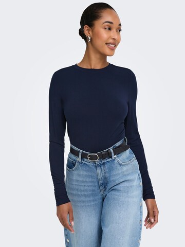 ONLY Shirt 'ONLBamboo' in Blau