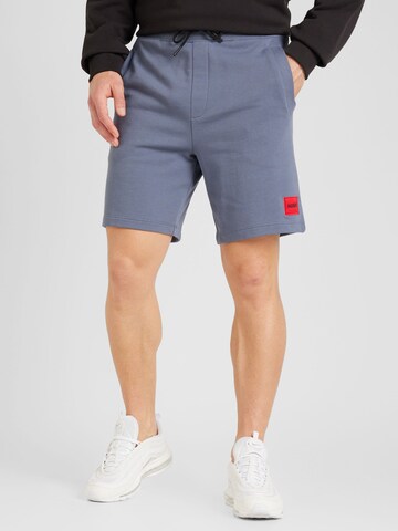 HUGO Regular Broek 'Diz' in Blauw: voorkant