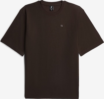 T-Shirt G-STAR en marron : devant
