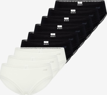 SLOGGI Panty 'GO Crush' in Schwarz: Vorderseite