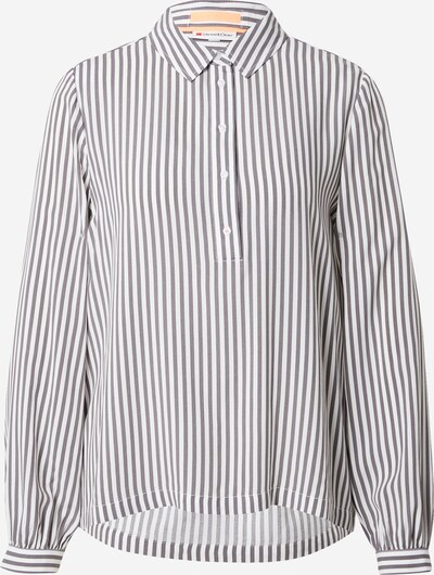STREET ONE Bluse in grau / weiß, Produktansicht
